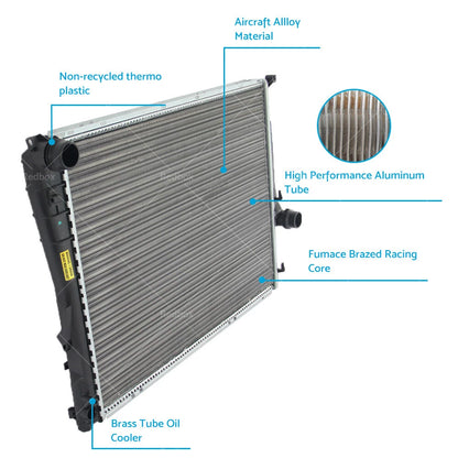 Radiator 34MM H/D for BMW 3 Series E46 318i 320i 325i 323i (1998-2005)