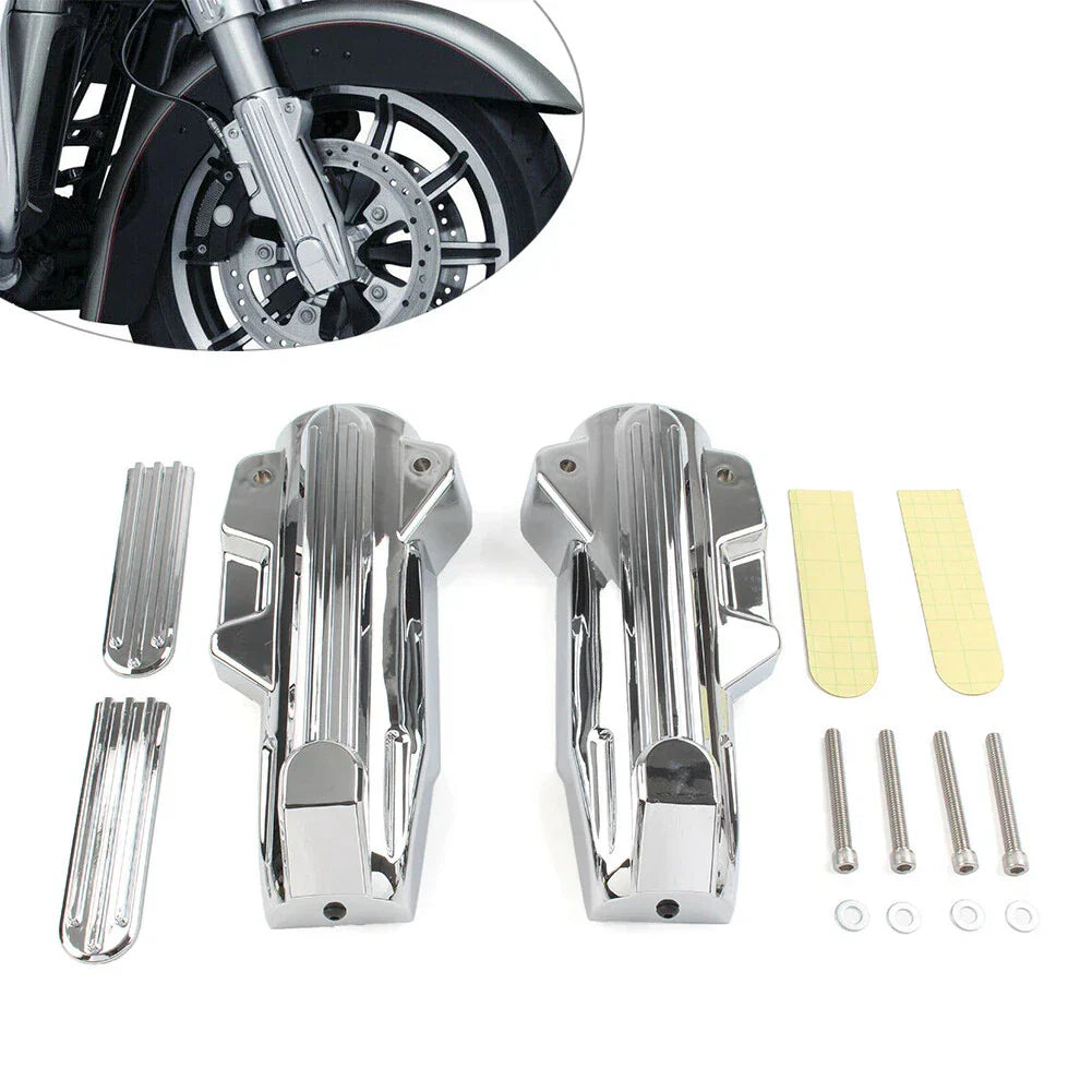 Fork Slider Accents & Lower Covers for Harley Electra Street (2014-2023)