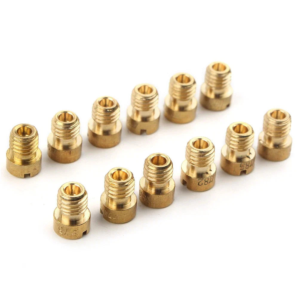 6mm Carburetor Main Jets 12pcs for Dellorto SHA PHBG (75-102)