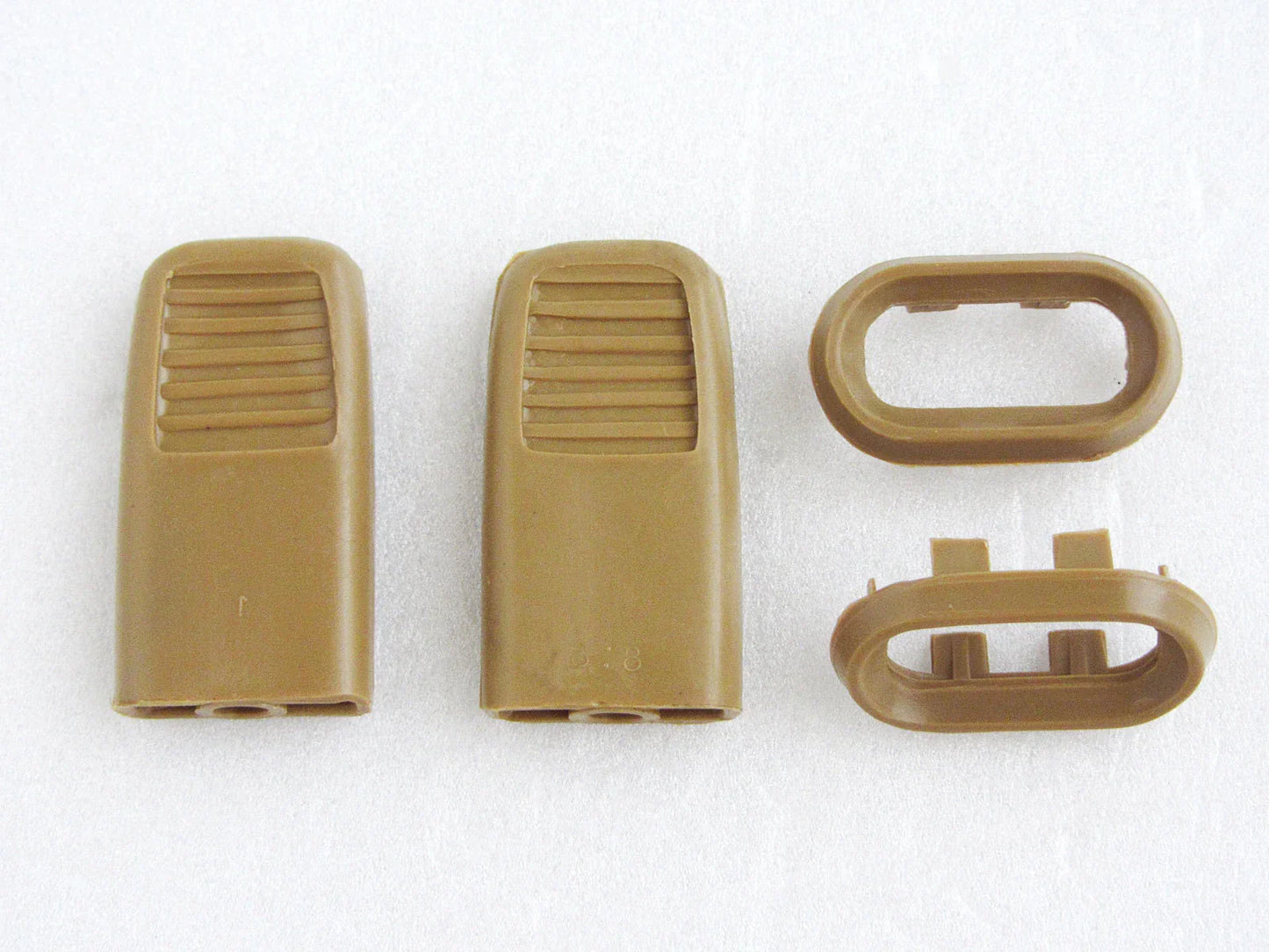 Isuzu KB KBZ Holden Rodeo 2 x Brown Door Lock Knobs & Surrounds
