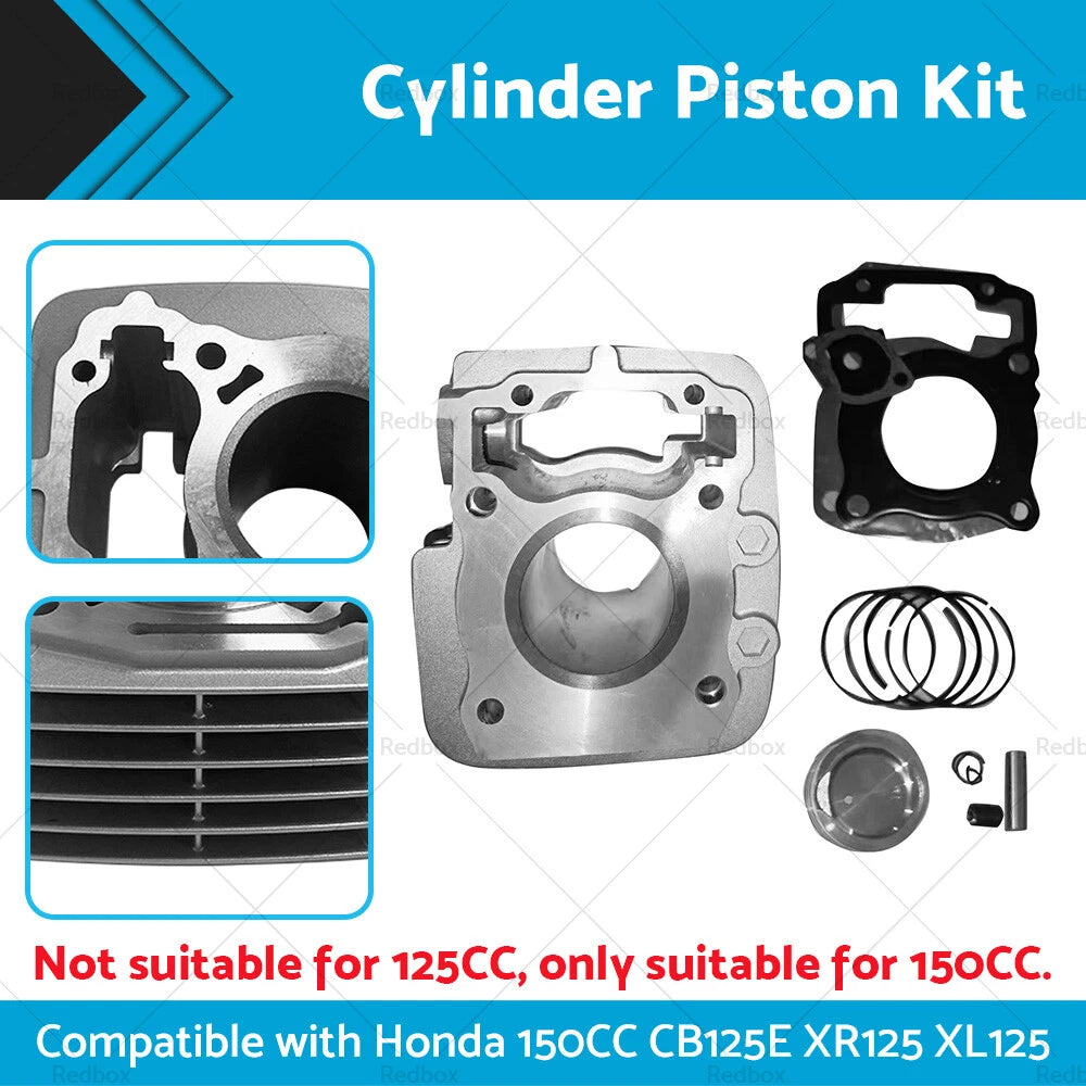 57.3mm Big Bore Cylinder Piston Kit for HONDA CB125E XR125L XL125