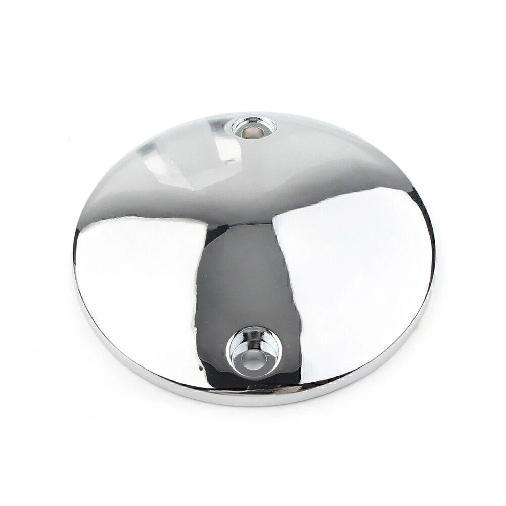 Chrome Ignition Timing Points Cover  Hole for Harley Big Twin (70-99)