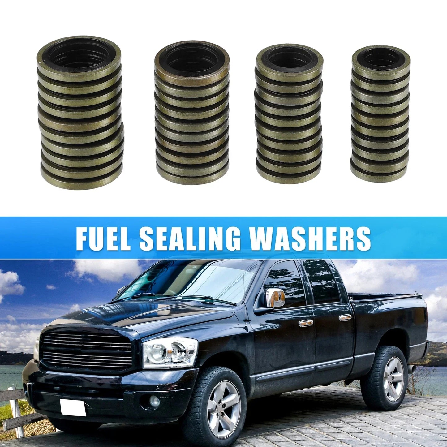 Car Fuel Sealing Washers Set for Dodge 12V 24V 5.9L 6.7L ( Specified)