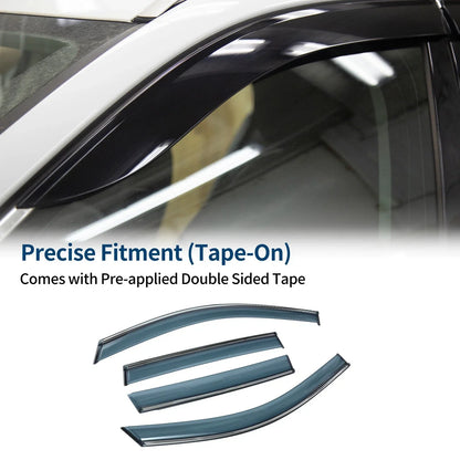 Window Deflectors for Honda Fit Hatchback 2007-2008 2 x Side Vent Visors