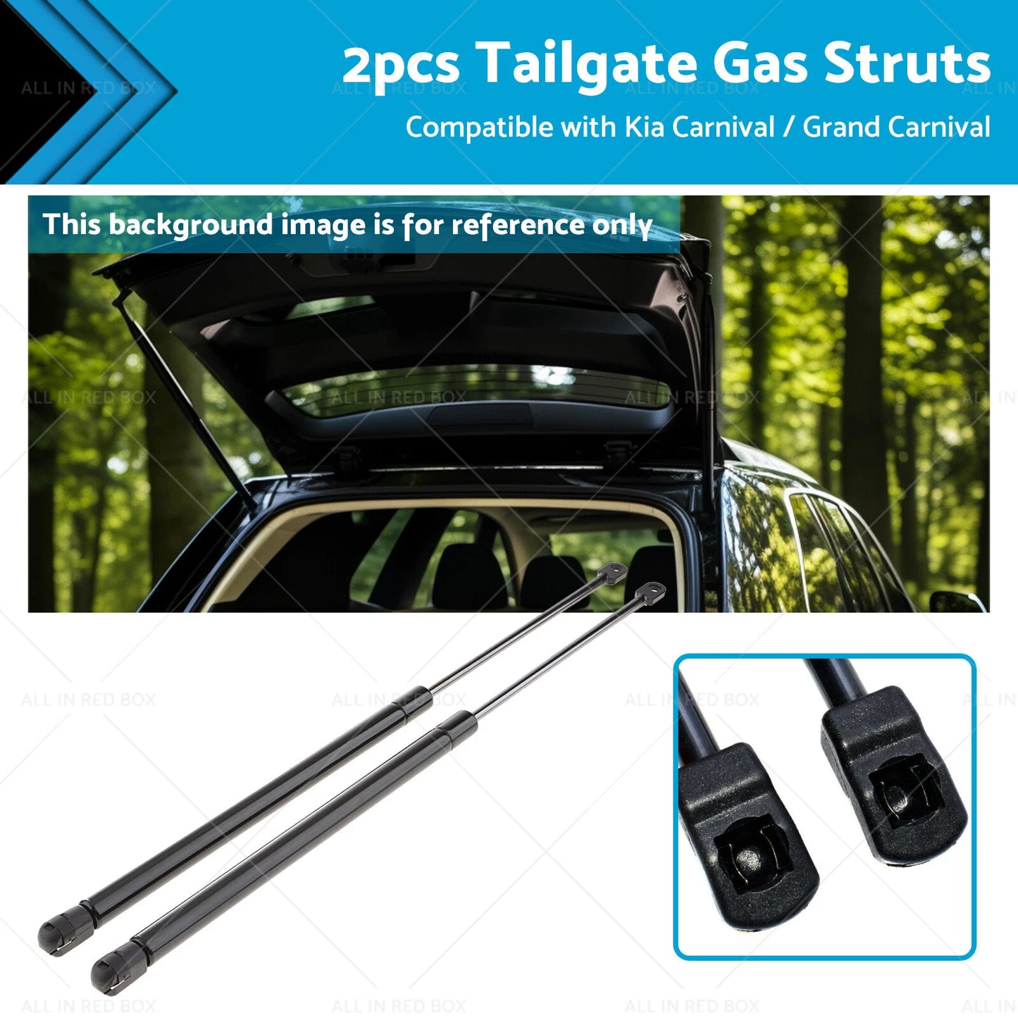 Tailgate Gas Struts for Kia Carnival & Grand Carnival (2006-2014)