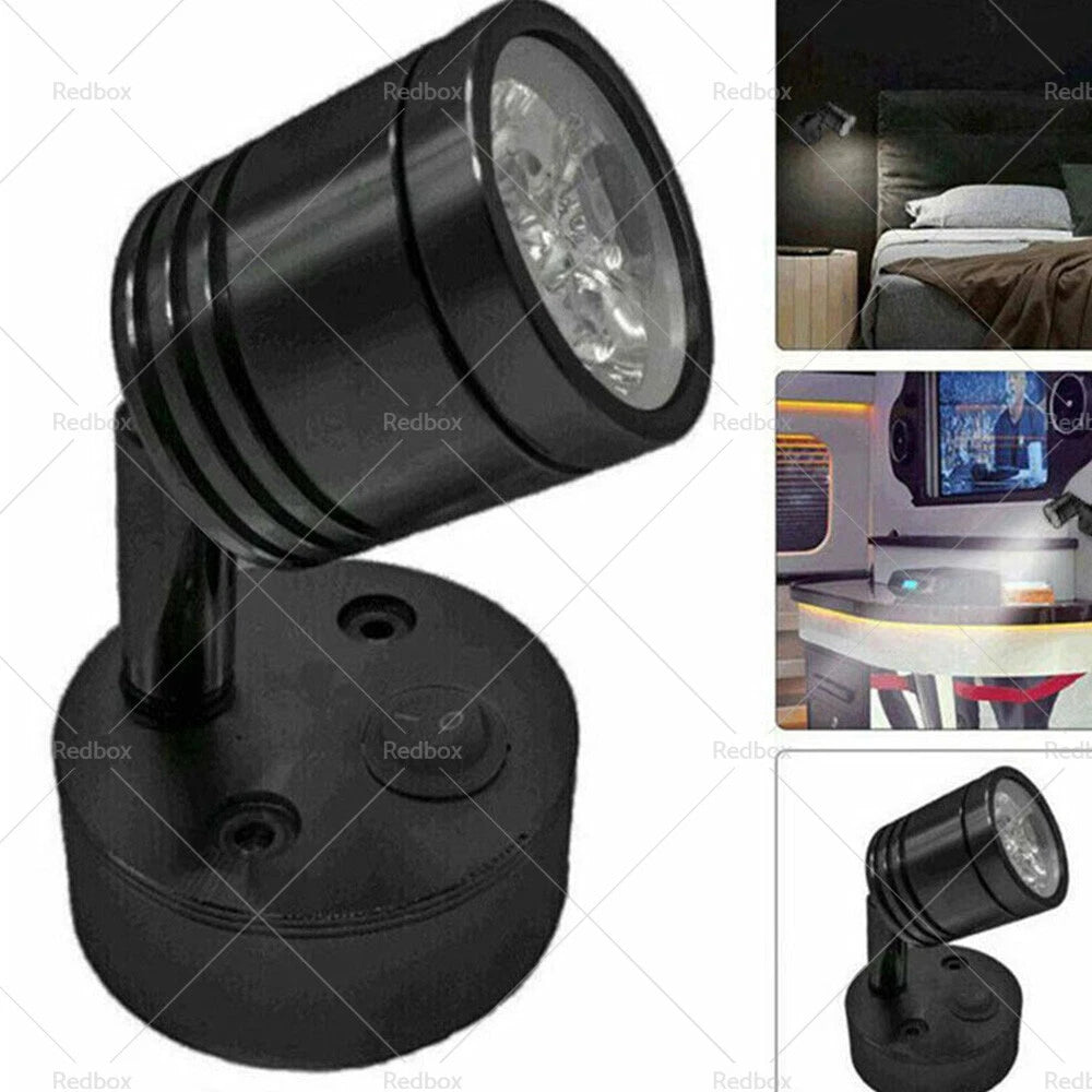 LED Interior Spot Reading Lights for Caravan Camper (12V)