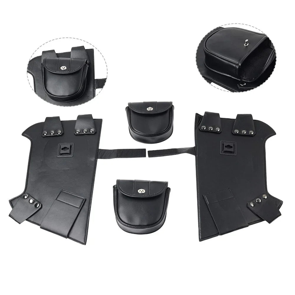 Soft Lowers Chaps Leg Warmers for Harley Electra Glide FLHT FLHS (1997-2009)