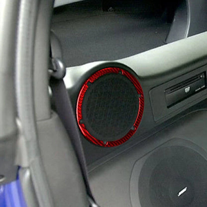 2 x Carbon Fiber Rear Audio Speaker Covers for Nissan 350Z (2003-2009)