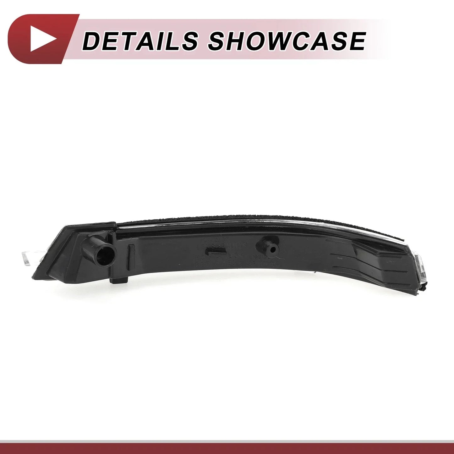 Right Mirror Turn Signal Light for Hyundai Elantra (2017-2023) Black Clear