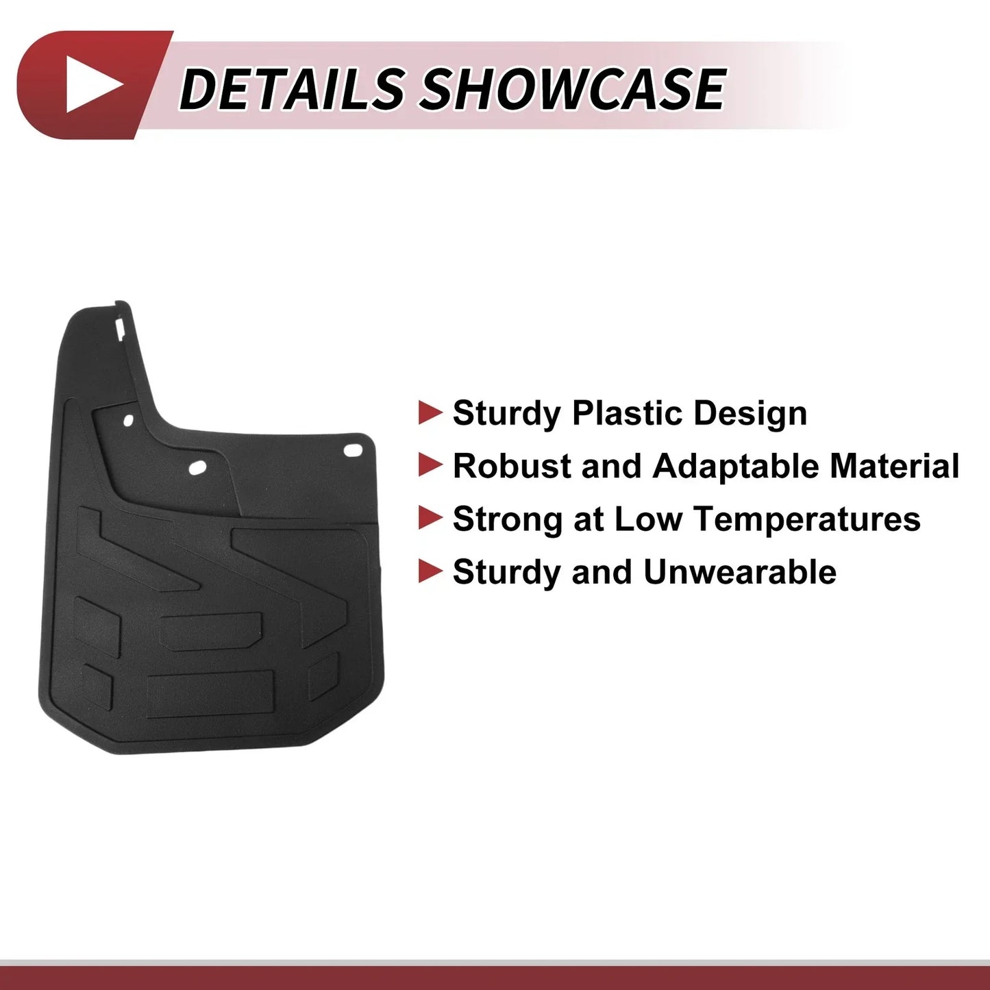 Mud Flaps Splash Guards 1 Set for Chevrolet Colorado (2023-2024)
