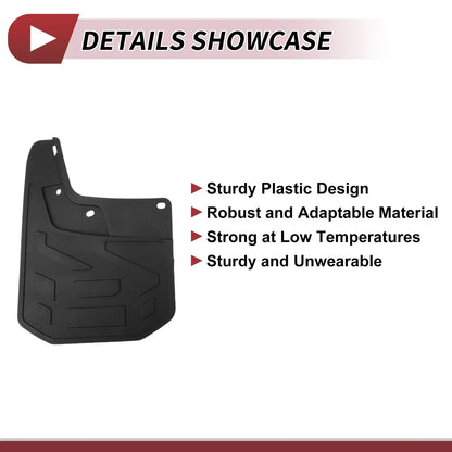 Mud Flaps Splash Guards 1 Set for Chevrolet Colorado (2023-2024)