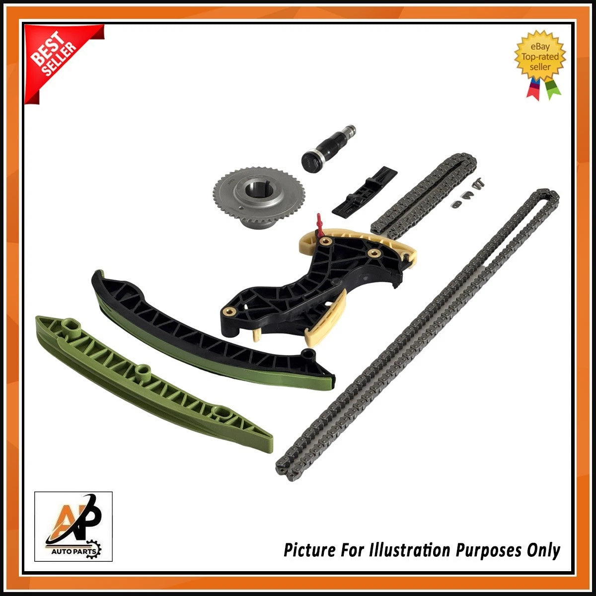 Engine Timing Chain Kit Premium Quality for Mercedes-Benz C E SLK (2000–2011)