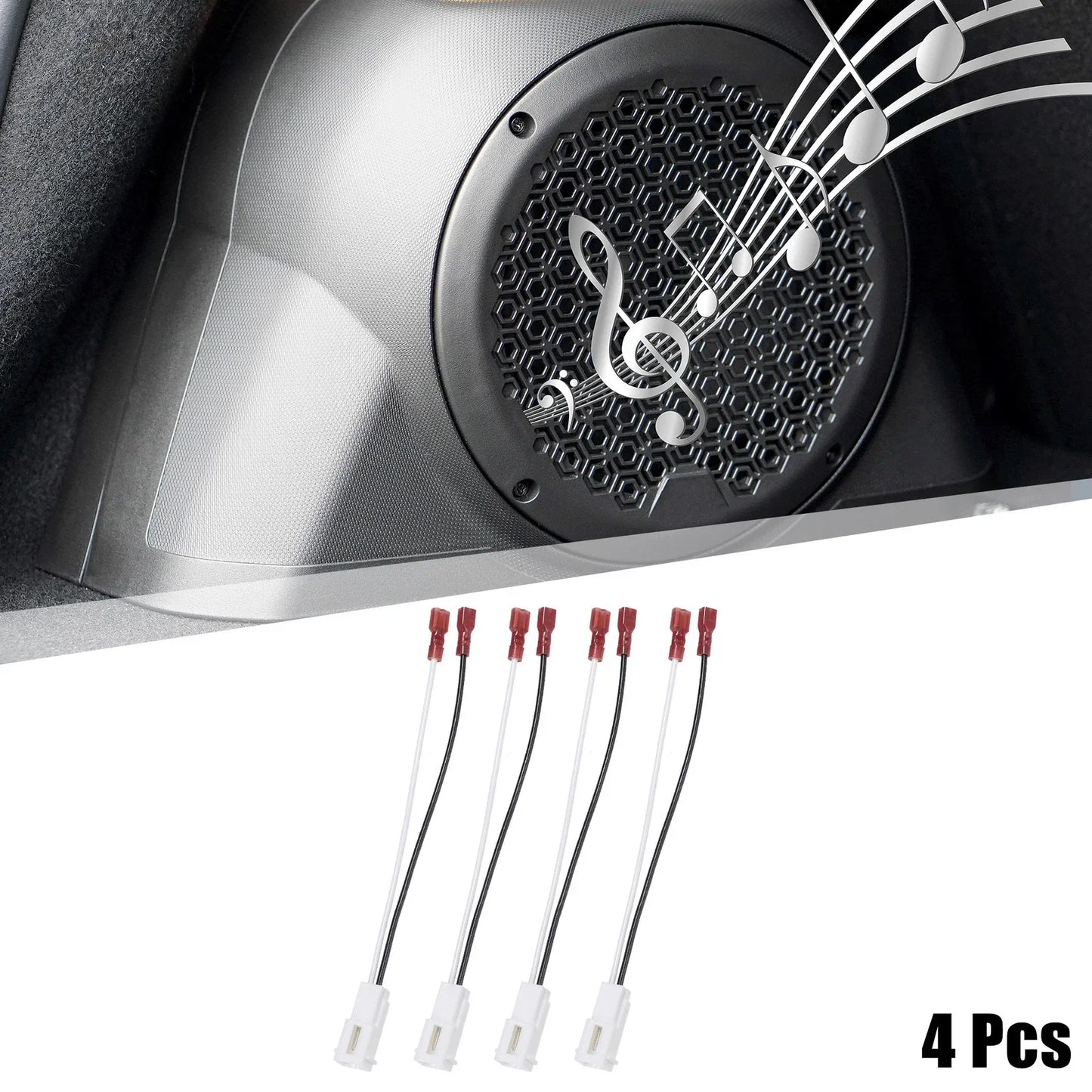 4 x Car Speaker Connector Harness Adapter for Dodge Charger (2011-2020)