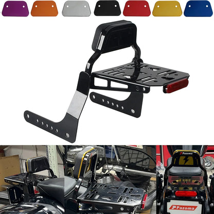 Short Sissy Bar Backrests for Harley Softail Low Rider FXLR (2018-2020)
