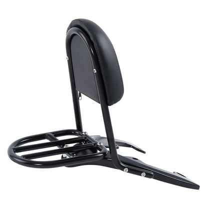 Black Sissy Bar Backrest Baseplate for Harley V-Rod Night Rod Special (07-11)