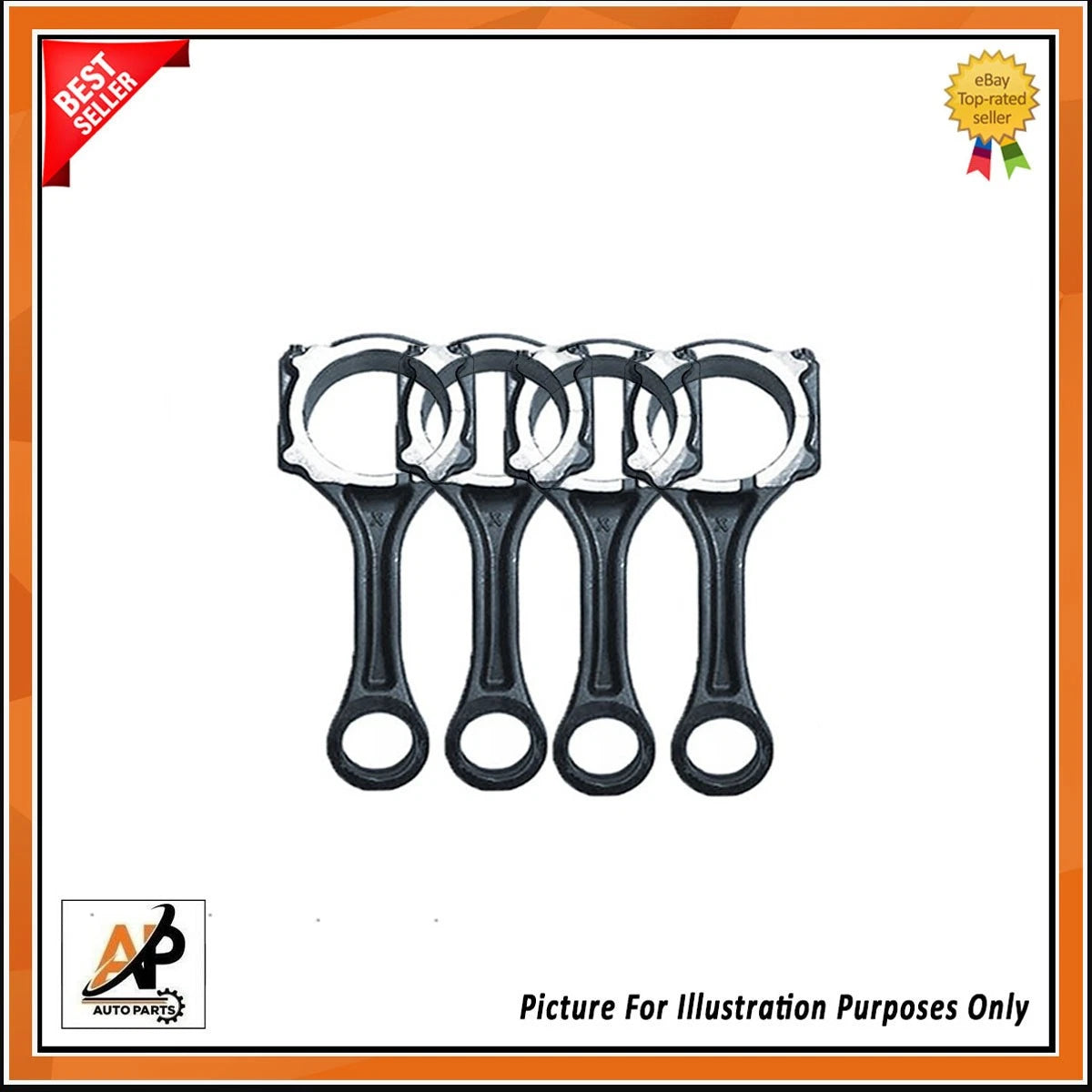 Conrod Assembly Replacement Set of 4 for Mazda 6 Saloon Estate CX-5 (2014–2019)