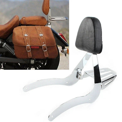 Sissy Bar Passenger Backrest Pad + Mounting Spools for Indian Scout (2019-2020)