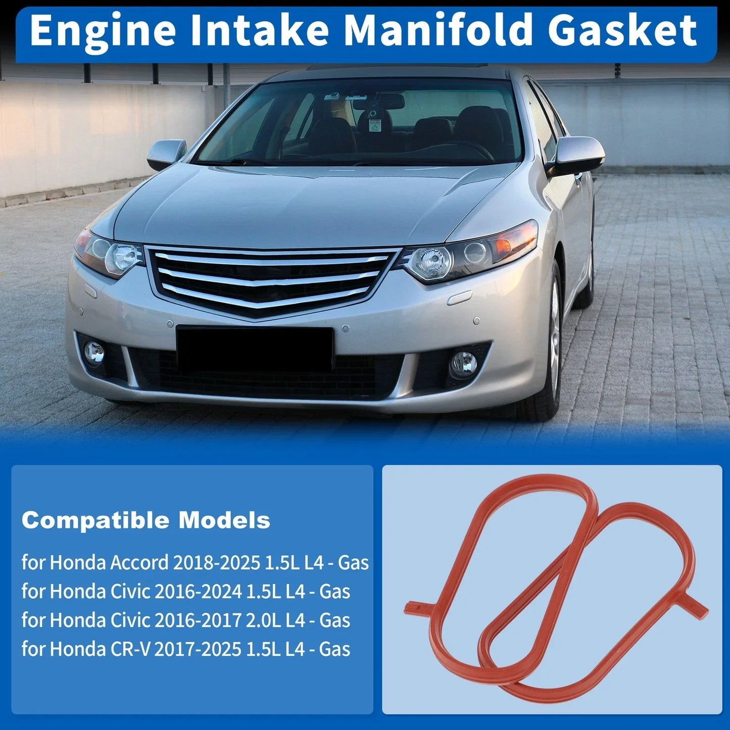 Engine Intake Manifold Gasket Kit for Honda CR-V (2017-2025)