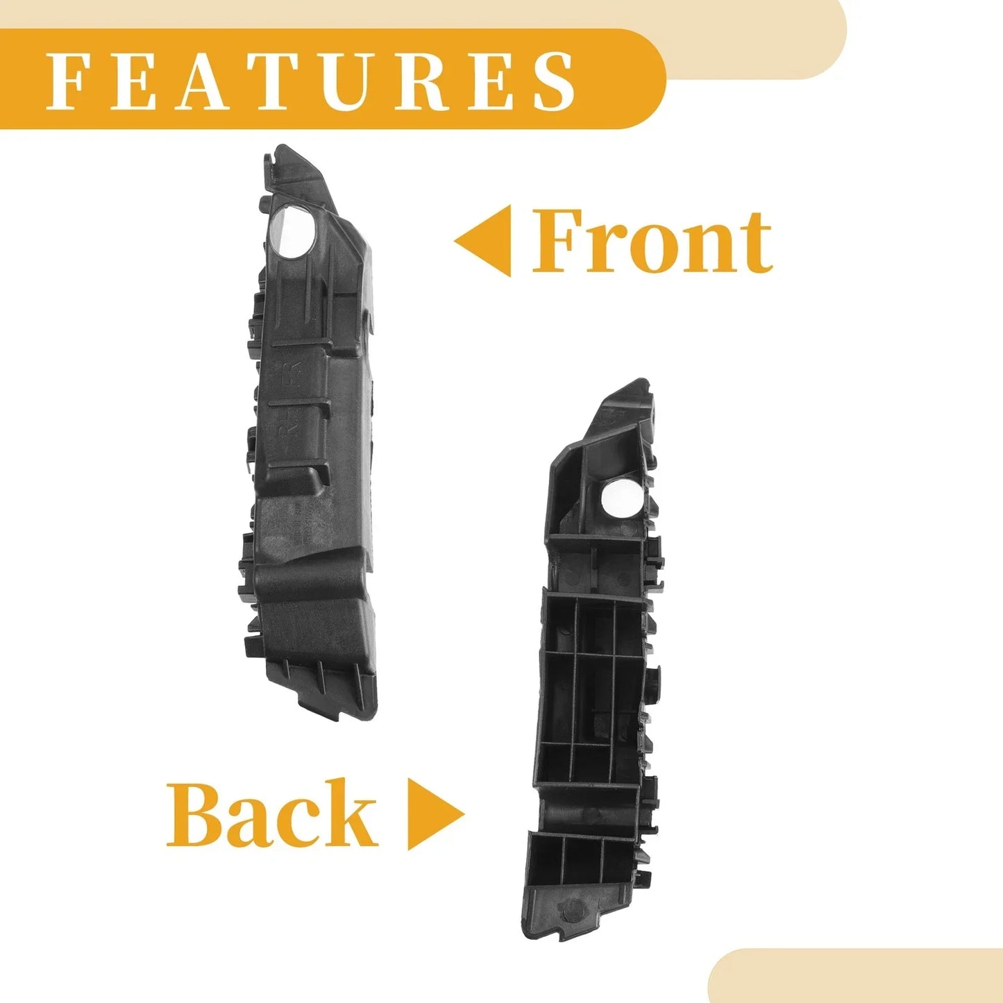 RH Front Bumper Support Bracket for Hyundai Elantra (2019-2020) 1 x Pc