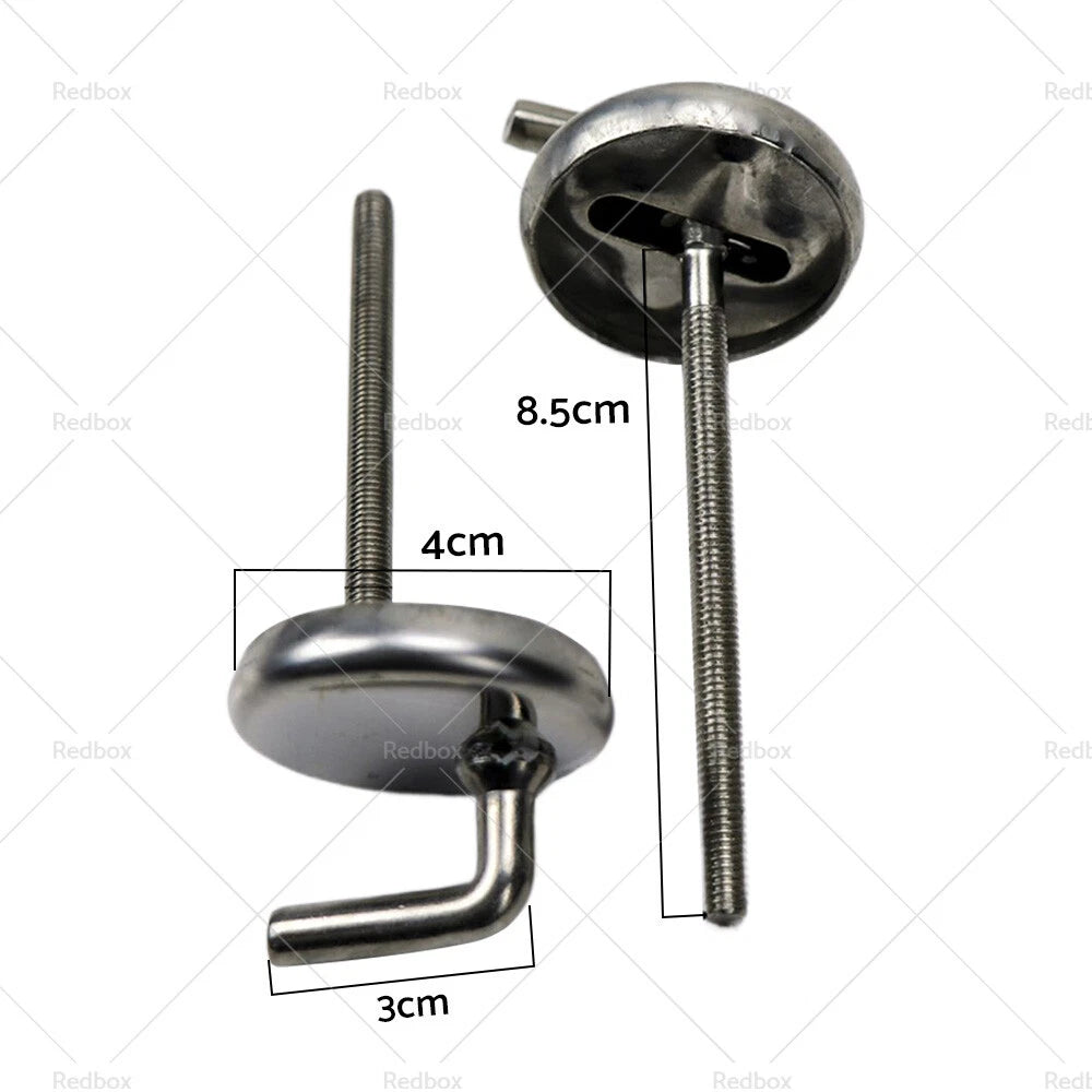 Stainless Back To Wall Quick Release Hinges for Toilet Seat Fixing