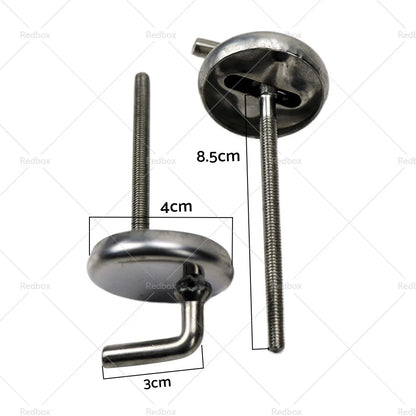 Stainless Back To Wall Quick Release Hinges for Toilet Seat Fixing