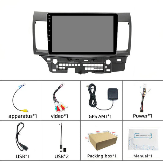 10" Apple Carplay Android Auto Stereo for Mitsubishi Lancer (2007-2013)