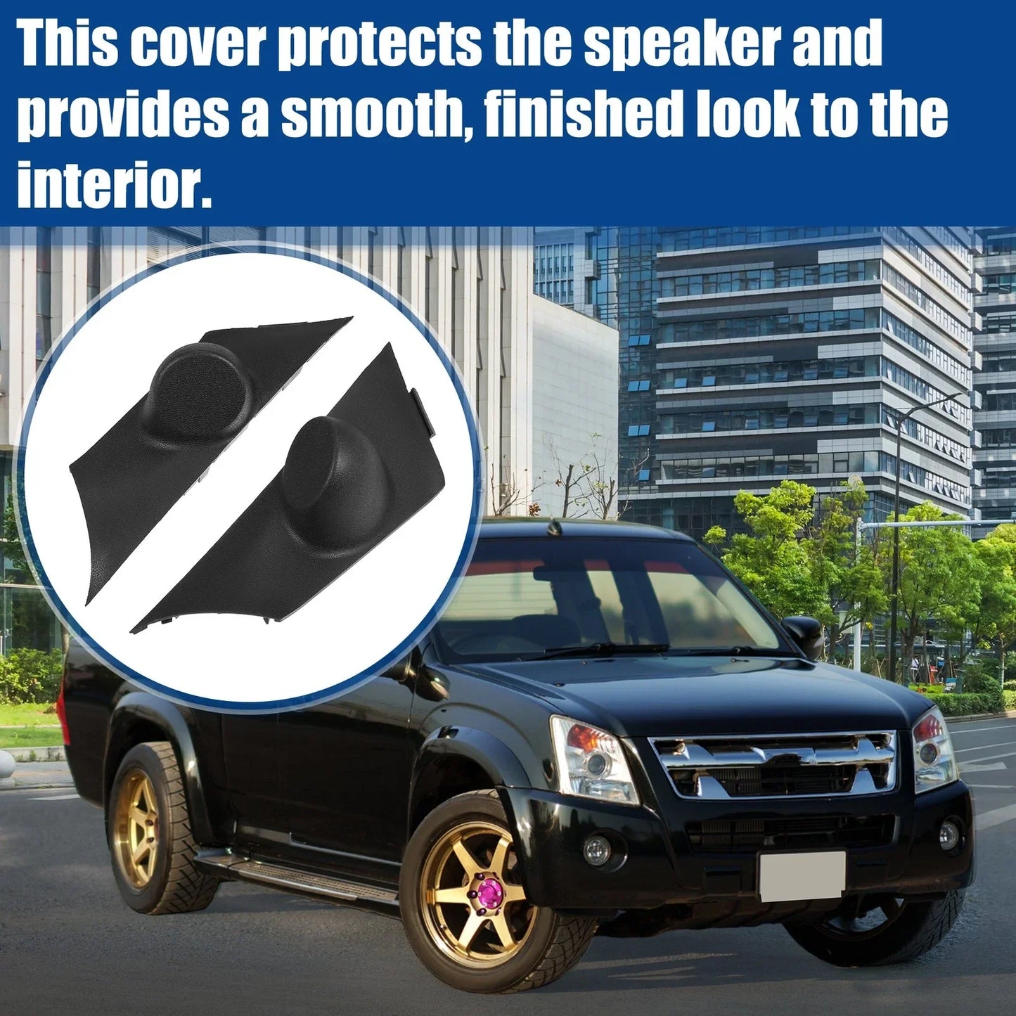 Auto Door Tweeter Speaker Panel Cover Trim for Honda Civic (2006-2013)