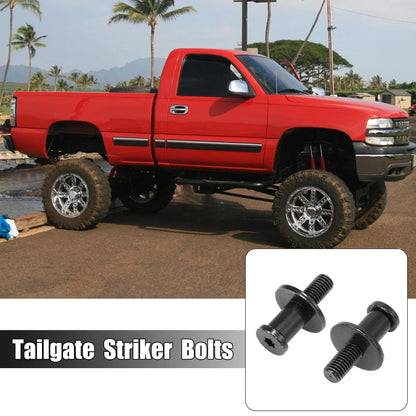 2 x Car Tailgate Latch Striker Bolts for Chevrolet Silverado 2500 (1999-2004)