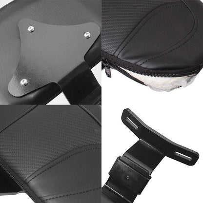 Leather Motorcycle Front Driver Backrest Pad for Harley Touring Road King (2009-2023)
