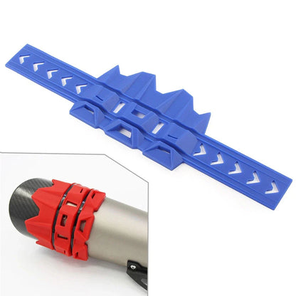 Blue Exhaust Tail Pipe Guard Protector Cover for Universal Motorcycle