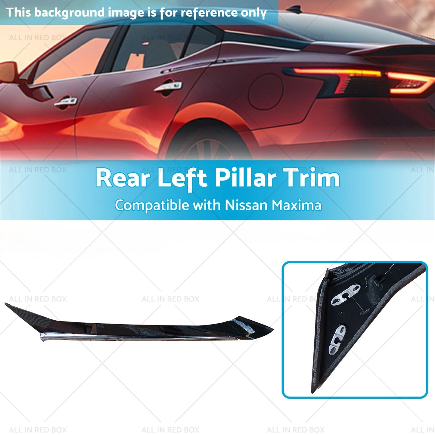 Rear Left Pillar Molding Trim for Nissan Maxima (2016-2021)