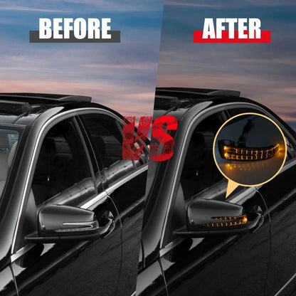 Door Mirror Turn Signal Indicator Light for Mercedes Benz W204 C204 W212 (2007-2015)