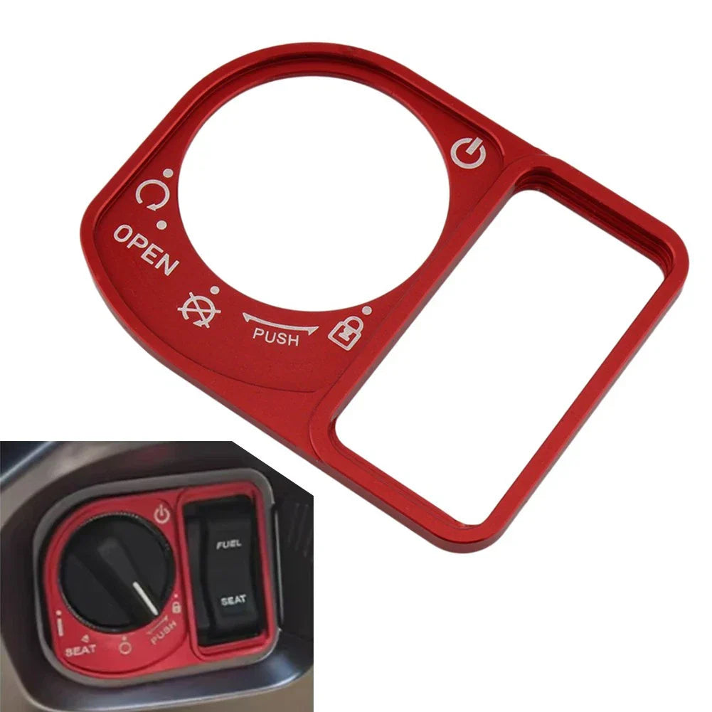 Ignition Lock Switch Cover Trim Red for Honda PCX160 150 125 ADV150 (2021-2023)
