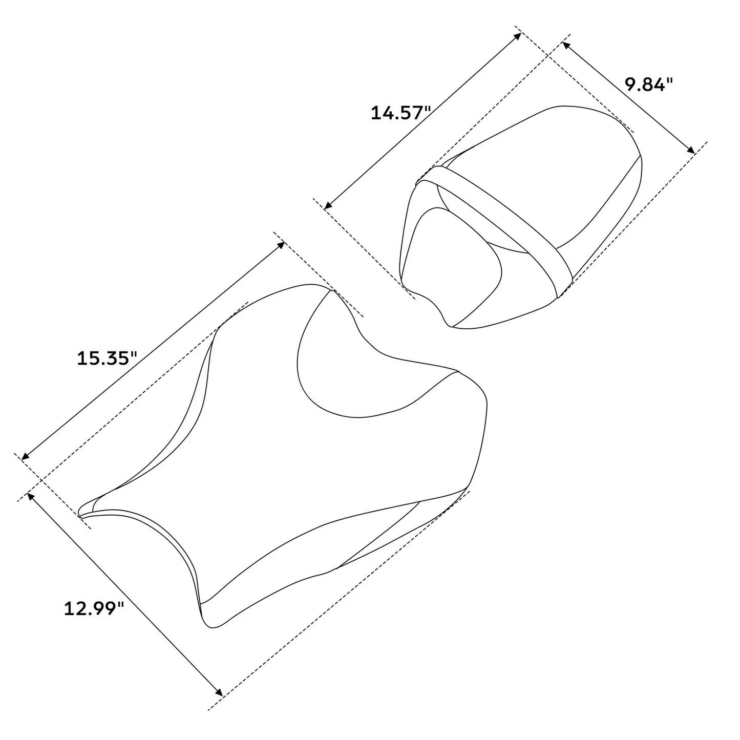 Rider & Passenger Seats for Suzuki GSXR1000 (2009-2016)