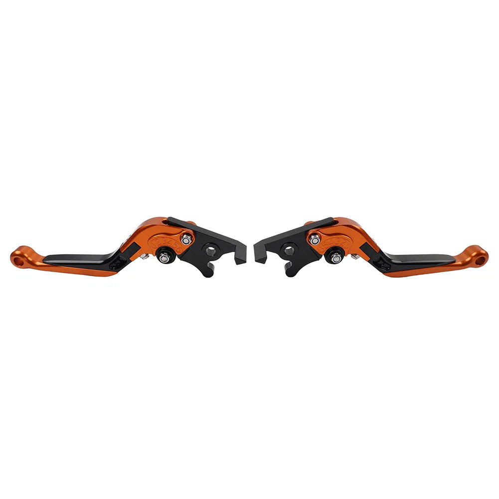 Orange Extendable Brake Clutch Levers for BMW F800GS/Adventure, F800R (2008-2018)