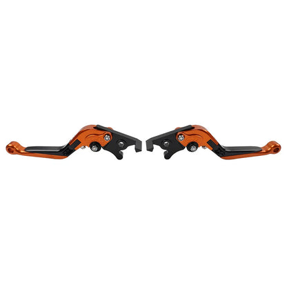 Orange Extendable Brake Clutch Levers for BMW F800GS/Adventure, F800R (2008-2018)