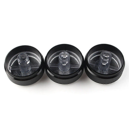 3 x A/C Control Switch Knob Covers for Mazda 3 M3 (2004-2009)