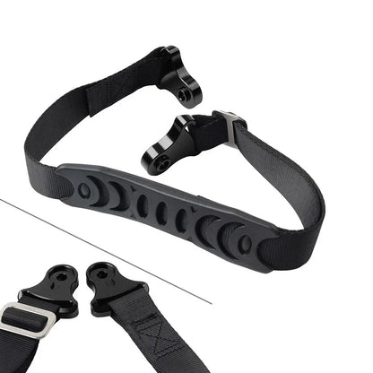 Universal Adjustable Fork Rear Seat Rescue Strap Sling for Motorcycle