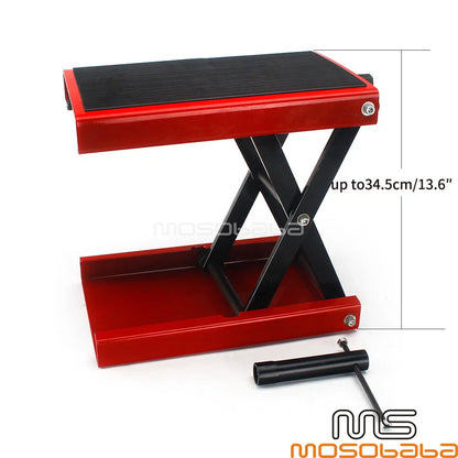 Motorcycle Scissor Lift Jack Stand for Honda Dirt Bike ATV Cruiser