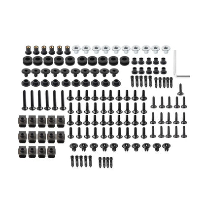 Screws Fairing Bolts for Yamaha YZF R6 (2008-2016) - Metal & Plastic Black