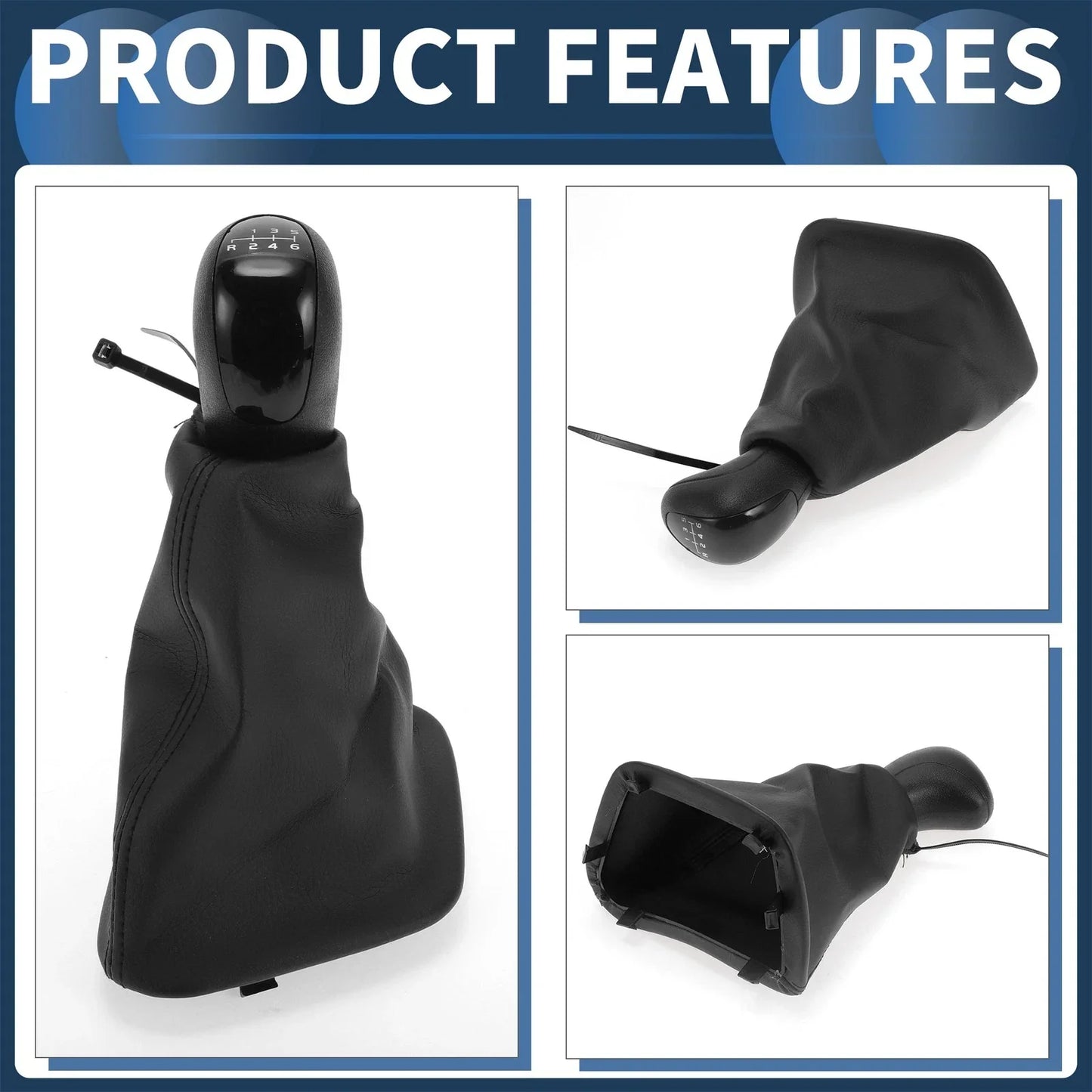 6 Speed Gear Shift Knob & Cover for Mercedes Benz Sprinter W906 (2006-2018)