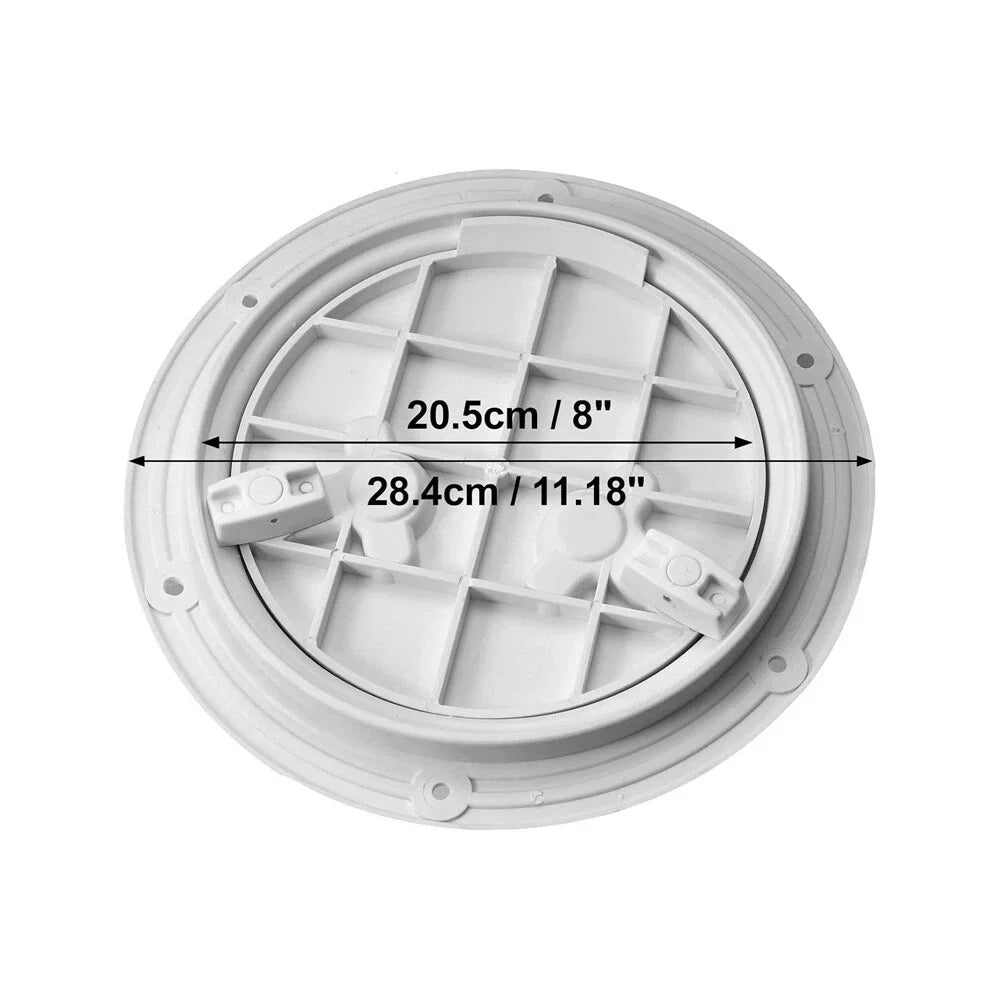 8 Inch Marine Inspection Deck Plate Hatch with Cover for Boat