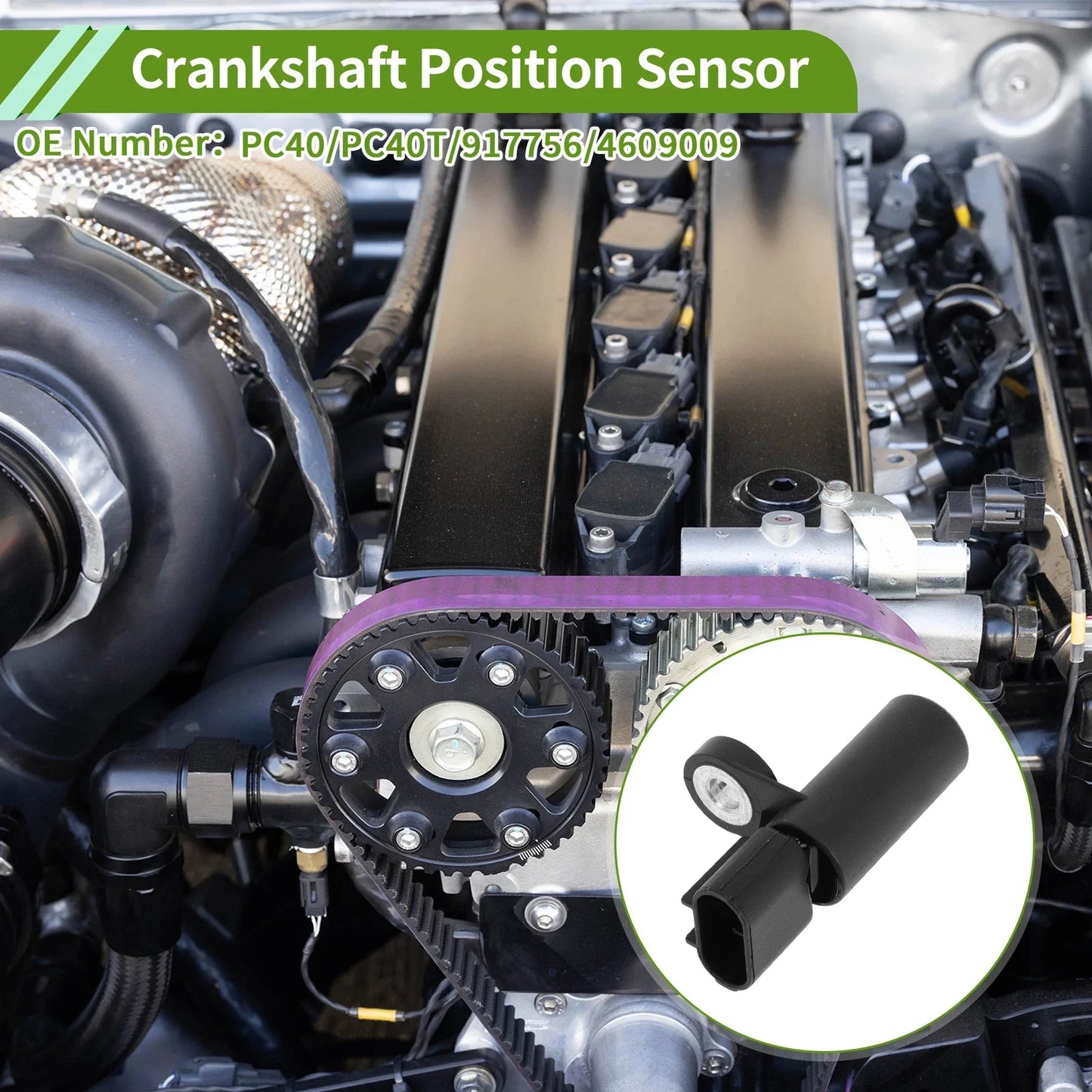 Crankshaft Position Sensor for Dodge Intrepid 2.7L (1998-2000) 1 x Pc