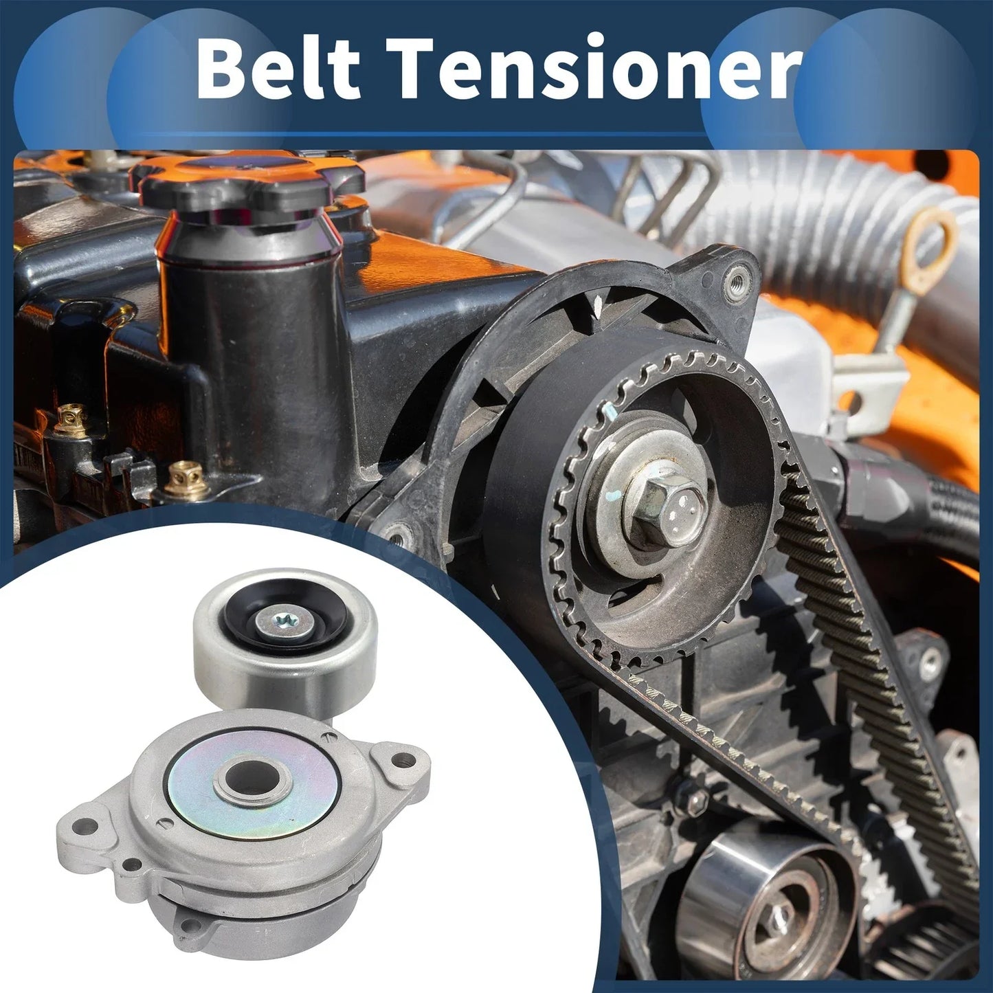 Belt Tensioner for Honda Fit 1.5L Jazz GK5 (2014-2020) - Metal 1 x Piece