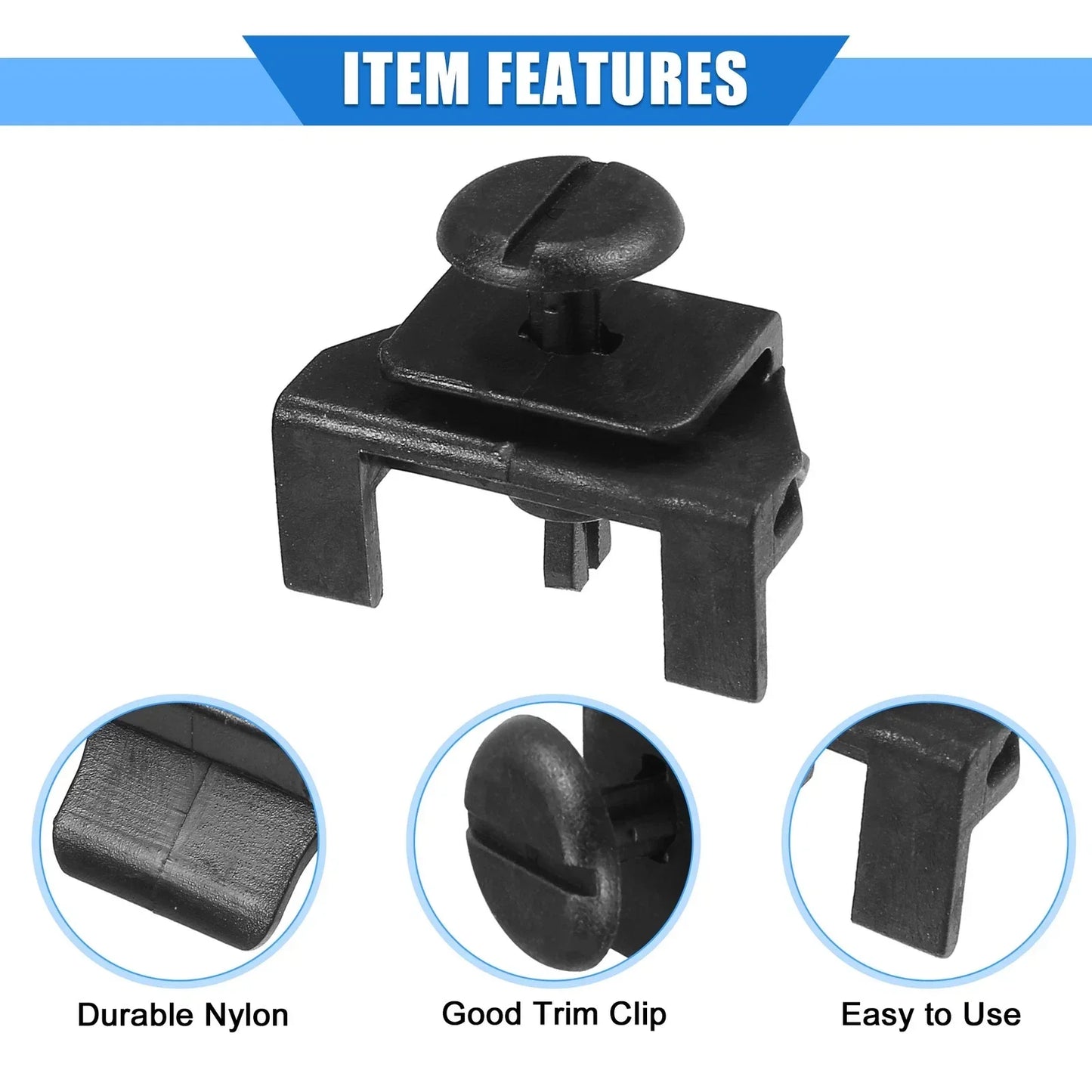 Car Front Fender Bumper Cover Clip & Pin Set for Toyota Camry (2004-2011)