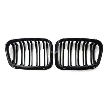 Front Twin Bar Grille Trim for BMW 3 Series E46 4 Door (1999-2001)