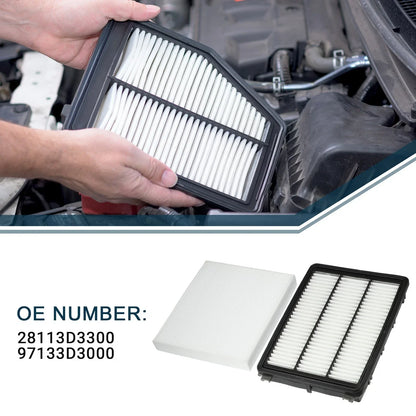 Cabin Air Filter Set for Hyundai Tucson (2016-2023)