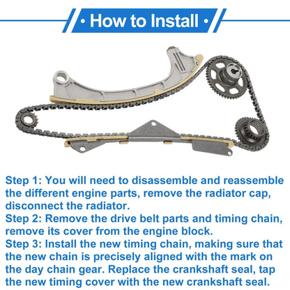 Timing Chain Kit for Honda CR-V Accord 2015-2017 (2 x Items)