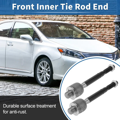 2 x Front Inner Tie Rod End Links for Lexus LS430 (2001-2006)