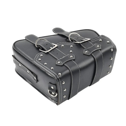 Universal Motorcycle Saddle Bag Luggage Tool Bag Left Side Black